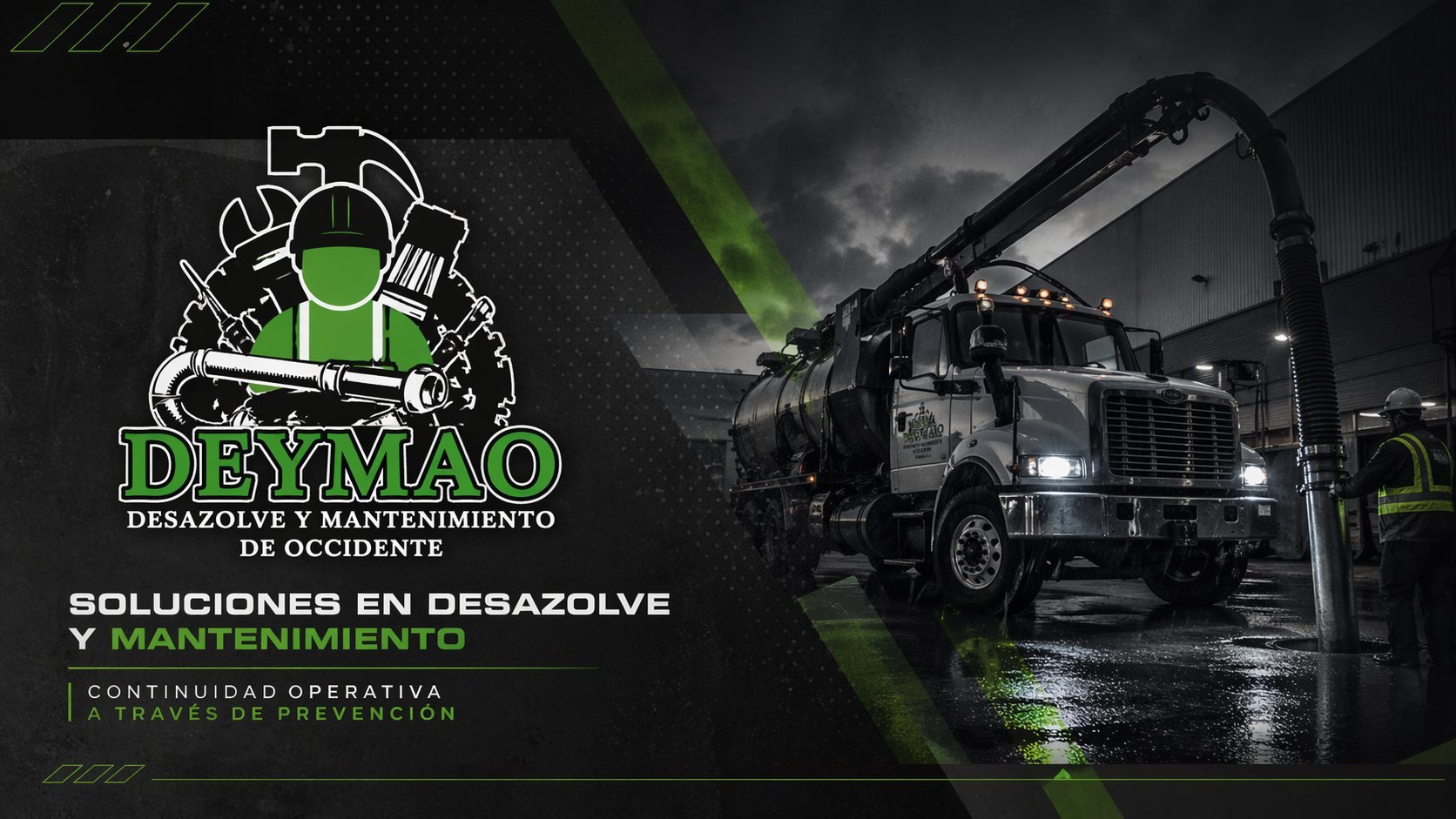 DEYMAO camión de servicio de desazolve y mantenimiento